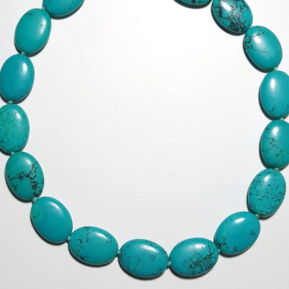Vintage Lucas Lameth Turquoise Necklace - Picture 3 of 4